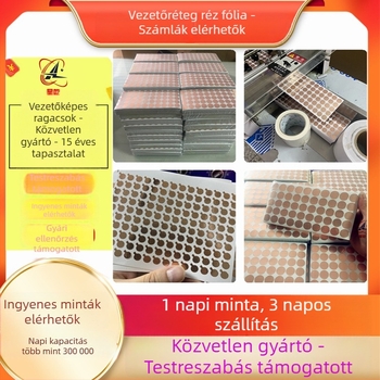 Starstem önragasztó vezető rézfólia lemez, 0,05 mm, tiszta réz, transzformátorokhoz