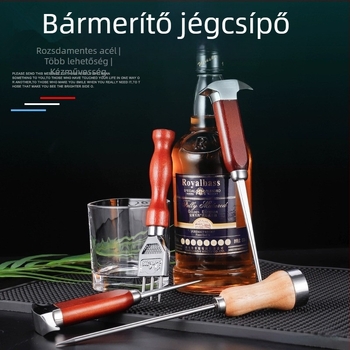 Jégszobrászati eszközök készlet bartender számára, rozsdamentes acél, 193 g, modern minimalista stílus, papírdobozos csomagolás