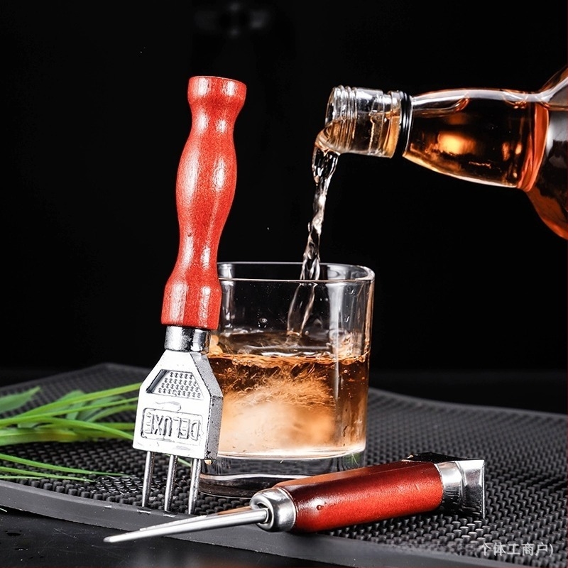 Jégszobrászati eszközök készlet bartender számára, rozsdamentes acél, 193 g, modern minimalista stílus, papírdobozos csomagolás