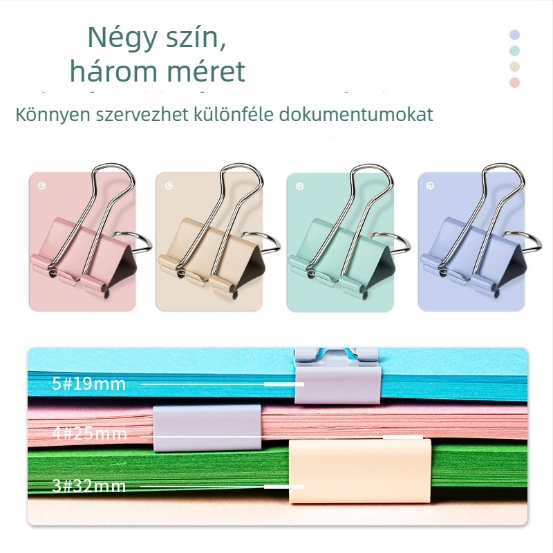 Deli fém üreges klipek iratokhoz