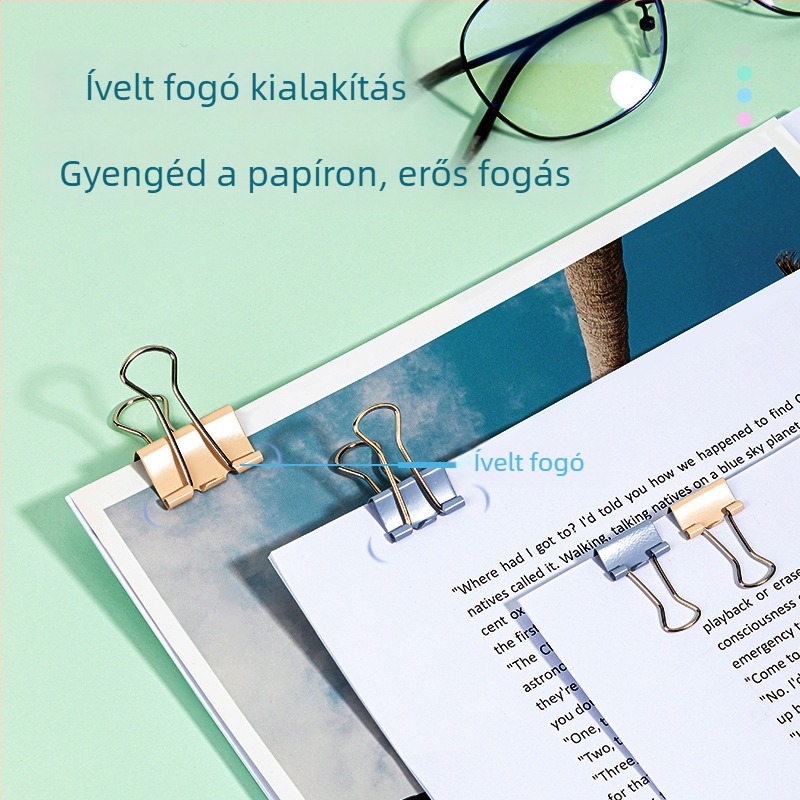 Deli fém üreges klipek iratokhoz