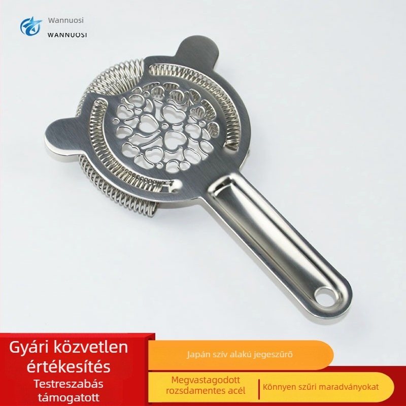 VANOTH Rozsdamentes acél bár kültéri jégszűrő szita, modern és egyszerű kialakítás, 77 g