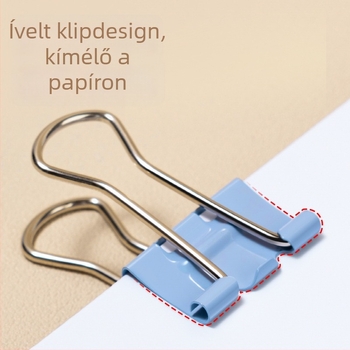 Deli rozsdamentes acél nagy klipsz, fém felépítés, Modell 8552B