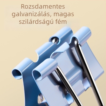Deli rozsdamentes acél nagy klipsz, fém felépítés, Modell 8552B