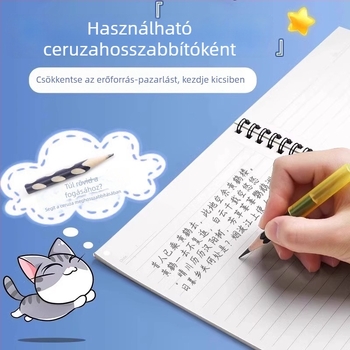 KAPIBALA műanyag ceruza sapka, 6 db, védő a ceruza végéhez