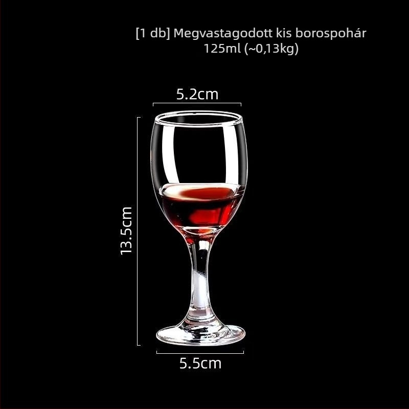 Európai stílusú szódalime üvegből készült boros pohár készlet, hosszú tálcás poharak, 1000 ml vagy annál nagyobb kapacitás, egyszerű stílus, szállodai és otthoni használatra