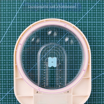 Huanmei KM-5611 forgópapírvágó, műanyag, cél: vágás