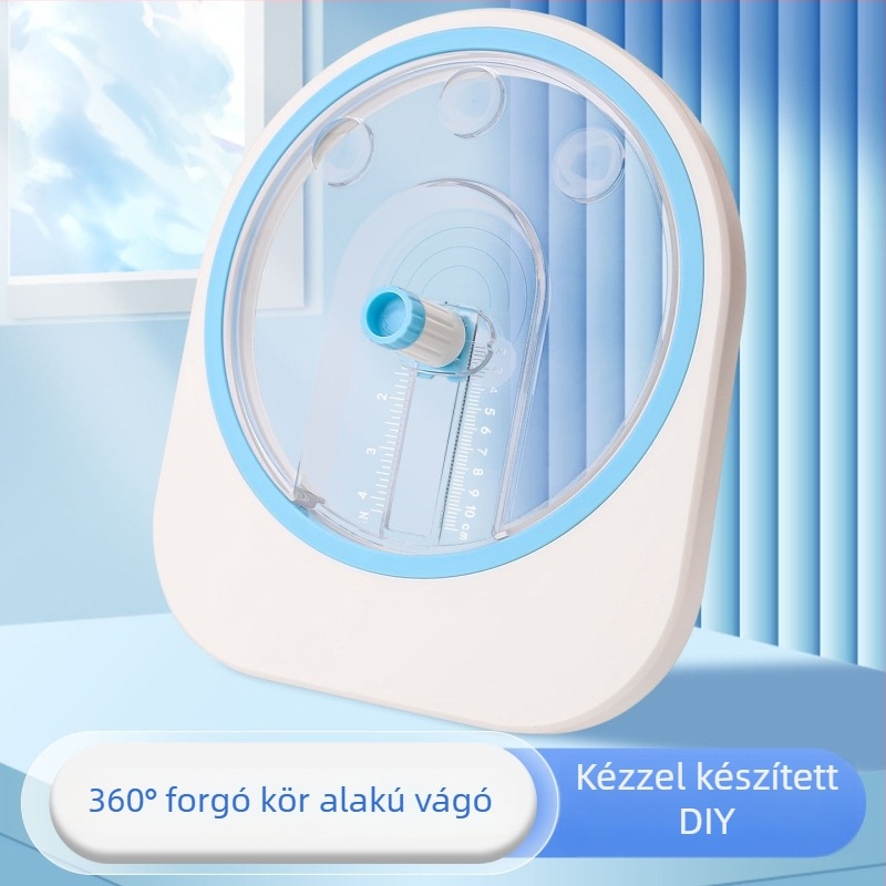 Huanmei KM-5611 forgópapírvágó, műanyag, cél: vágás