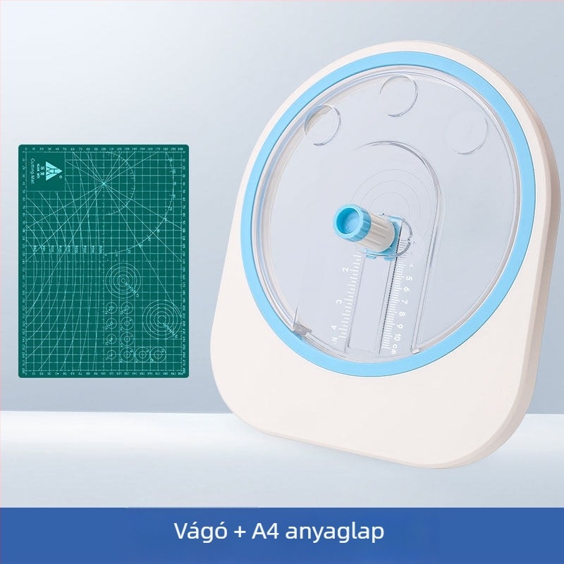 Huanmei KM-5611 forgópapírvágó, műanyag, cél: vágás