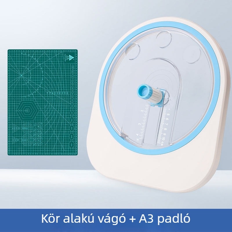 Huanmei KM-5611 forgópapírvágó, műanyag, cél: vágás