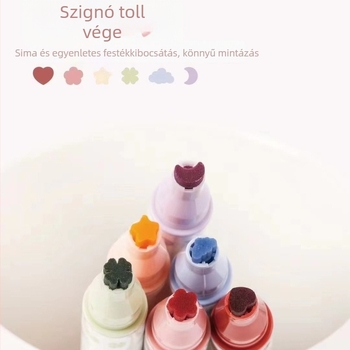 Kiemelő toll H848, dupla végű, műanyag test, dobozos csomagolás