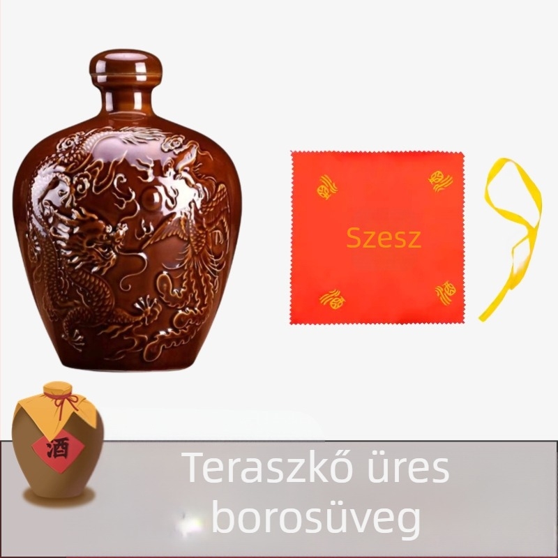 Üres boros üvegek otthoni tárolásra, Márka: Egyéb; Csomagolás: Egyedi csomagolás; Bor számára; Stílus: Új kínai stílus; Nyár 2021 kiadás