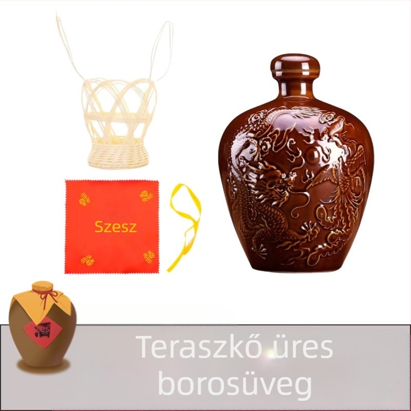 Üres boros üvegek otthoni tárolásra, Márka: Egyéb; Csomagolás: Egyedi csomagolás; Bor számára; Stílus: Új kínai stílus; Nyár 2021 kiadás