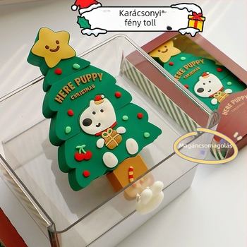 FAITH háromszínű fluoreszcens toll PVC-ből, modell 250618001 – testre szabható, ideális ajándék diákoknak és naptárakhoz