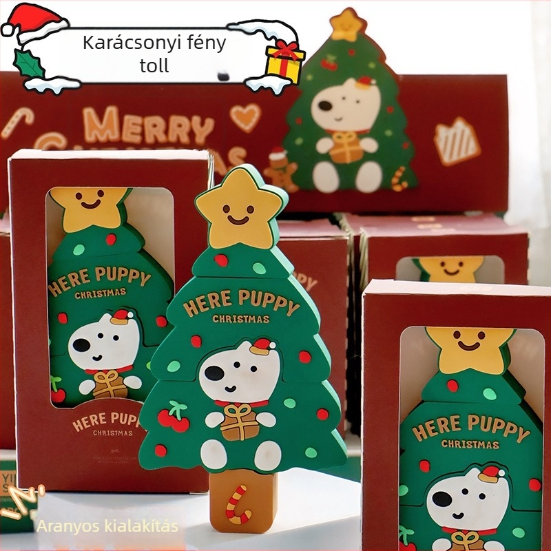 FAITH háromszínű fluoreszcens toll PVC-ből, modell 250618001 – testre szabható, ideális ajándék diákoknak és naptárakhoz