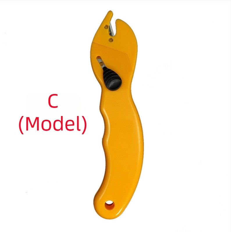 Biztonságos doboz- és csomagfelnyitó, ABS műanyagból, modell Jc-1001, termékkód Jc-1001abc, 40 g