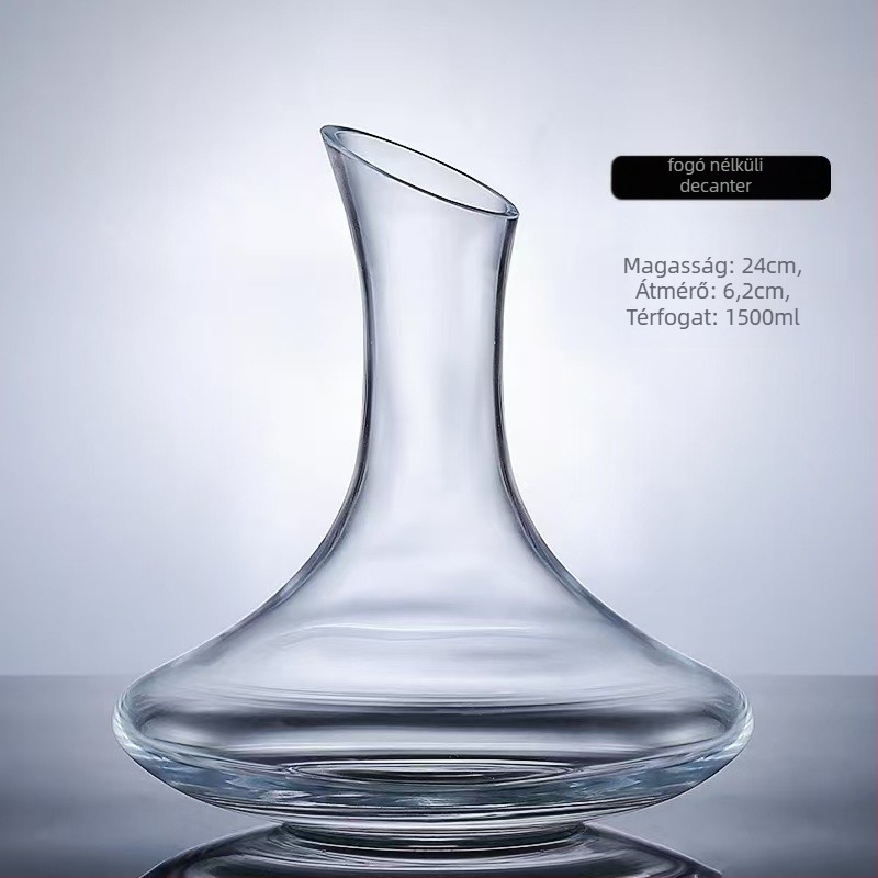 Sheng li zhuoyi üvegből készült dekanter fogantyúval, kapacitás 1000 ml+, modern egyszerű stílus