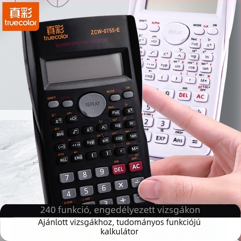 True Color funkciós számológép, modell DZJSQ-0925, kód ZCW-0755, 240 funkció