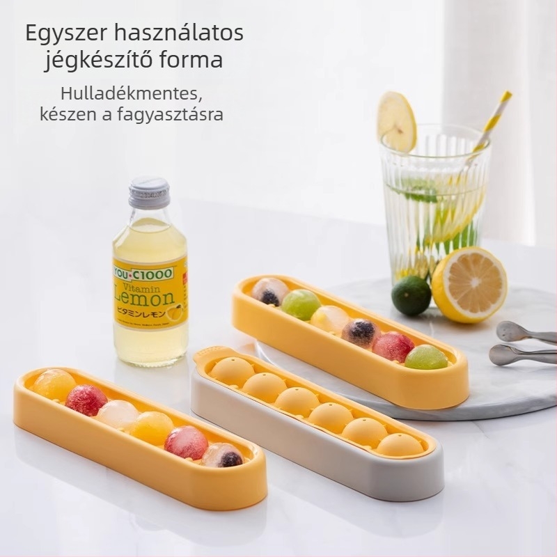 Jégkocka forma - PP+TPR anyag, gyorsfagyasztás, könnyű kioldás