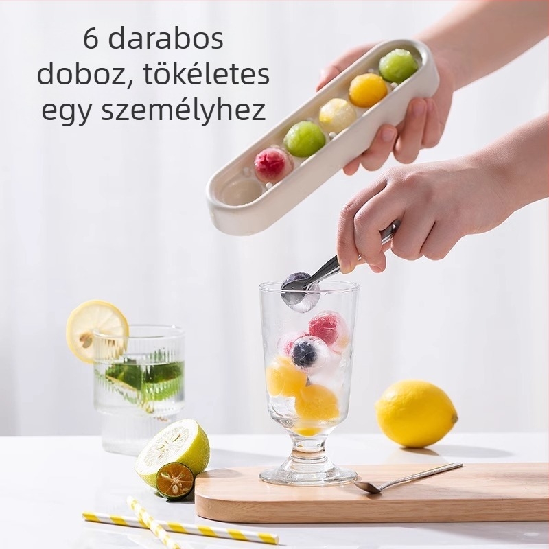Jégkocka forma - PP+TPR anyag, gyorsfagyasztás, könnyű kioldás