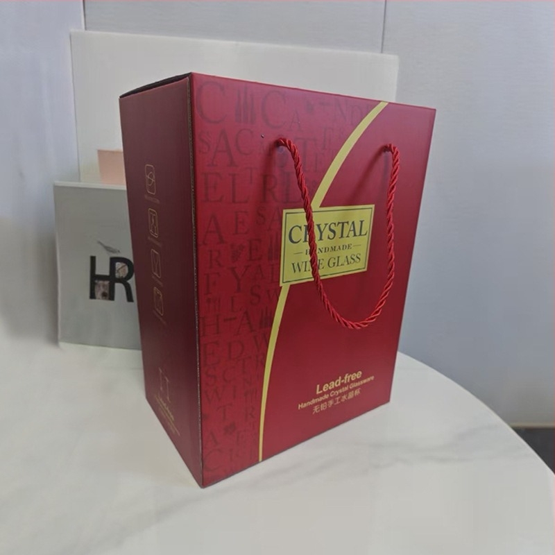 Bortartó pohár készlet, ólommentes kristályból, 701–800 ml kapacitás, könnyed luxus retro stílus