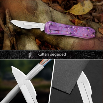 Seniya Utility Knife, acél penge, penge vastagsága 5.5, súly 100 g, modell Utility Knife