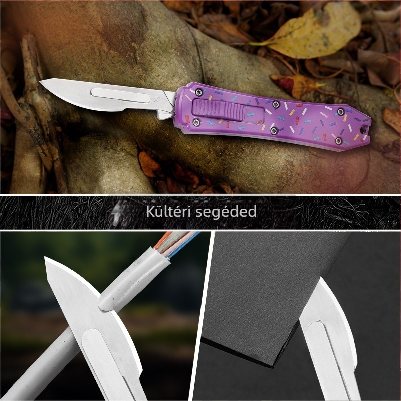 Seniya Utility Knife, acél penge, penge vastagsága 5.5, súly 100 g, modell Utility Knife
