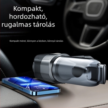 Vezeték nélküli kézi autó porszívó, 7,4V, 50W, 4000Pa, tölthető, Huiju Technology