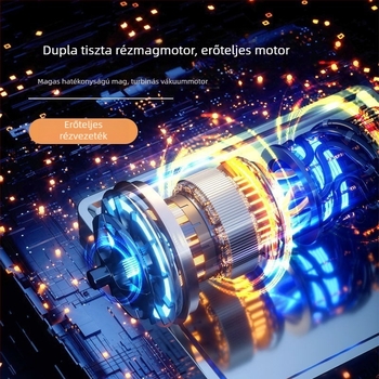 Vezeték nélküli kézi autó porszívó, 7,4V, 50W, 4000Pa, tölthető, Huiju Technology