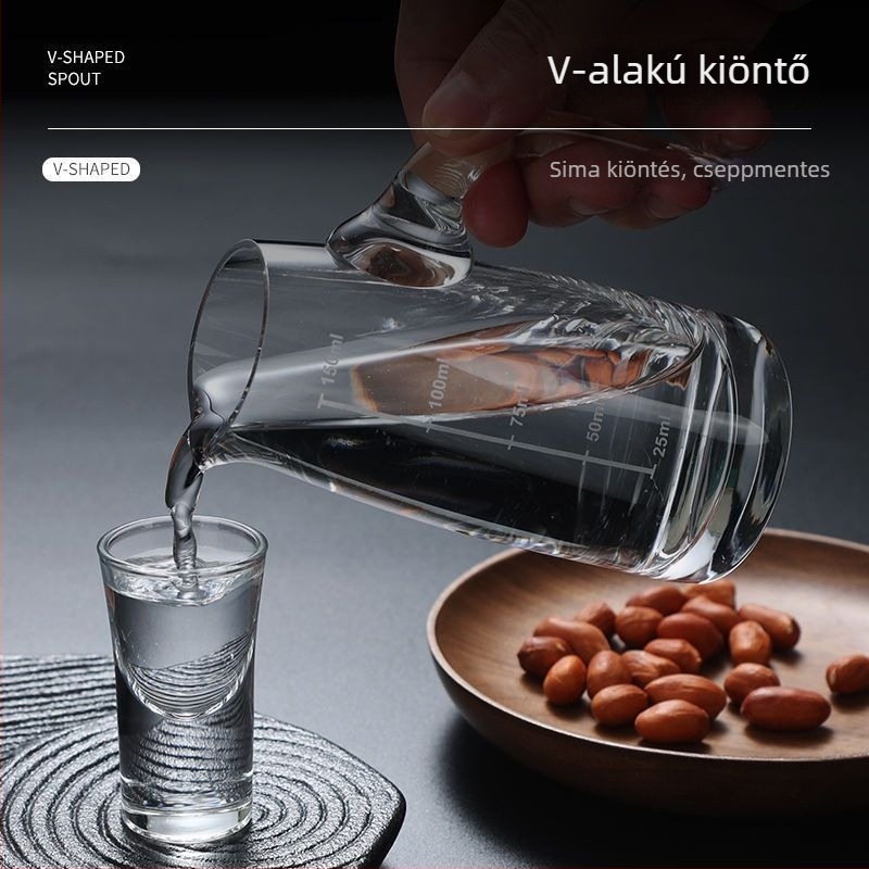 Hetes darab kristály italos pohár készlet, 10 ml-es rövid poharak, fehér