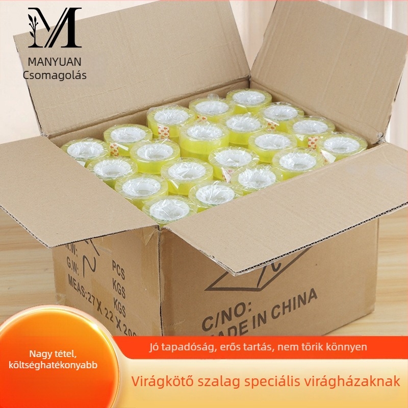 Általános használatra szánt ragasztószalag, BOPP hordozó, 0,01 mm vastagság, Full Margin márka, licencelt magáncímke