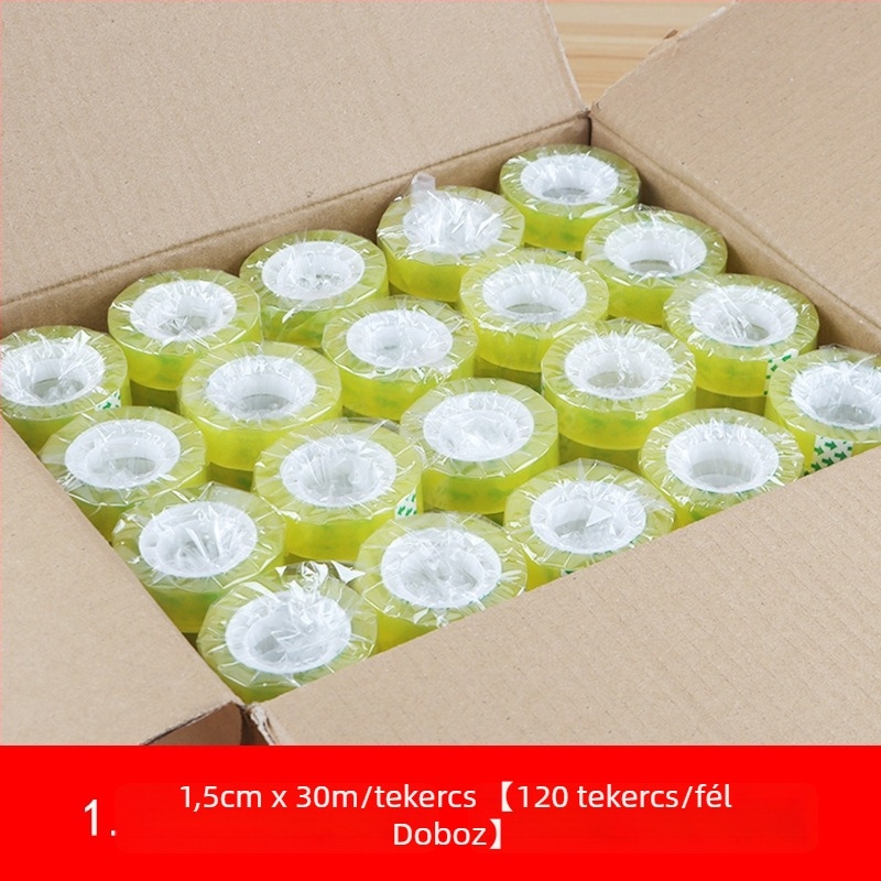 Általános használatra szánt ragasztószalag, BOPP hordozó, 0,01 mm vastagság, Full Margin márka, licencelt magáncímke