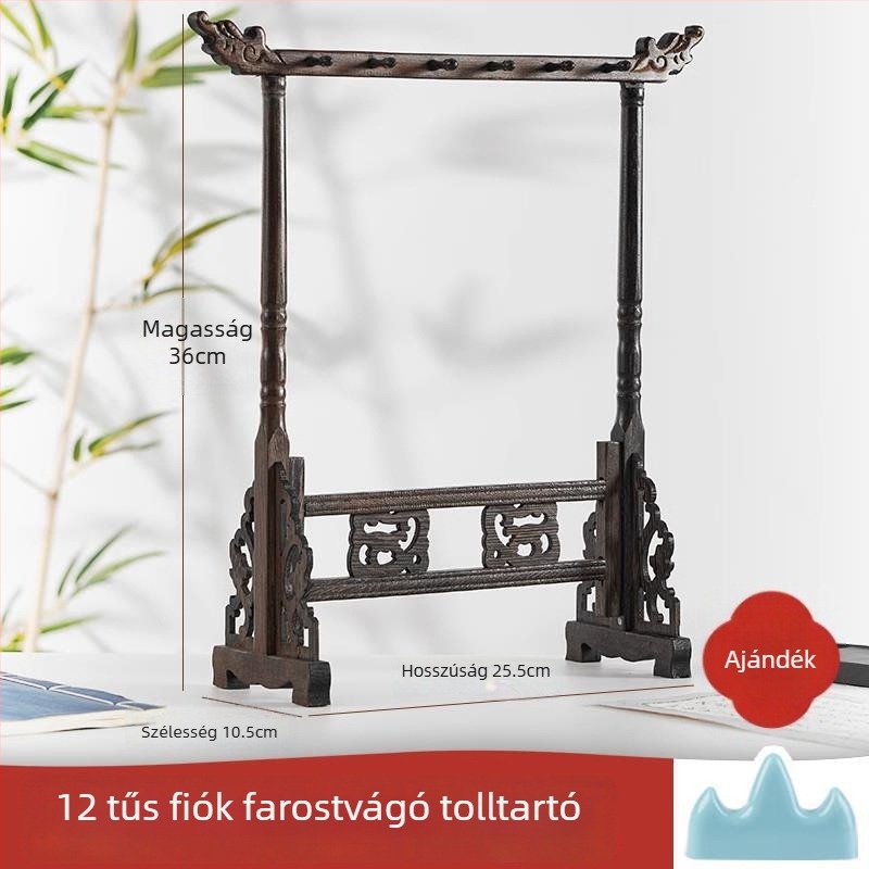 Kaligráfia ecsettartó – imitációs jáde