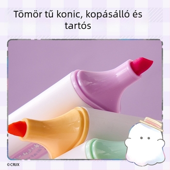 Kiemelő toll YY015, műanyag ház, 6 darab/doboz