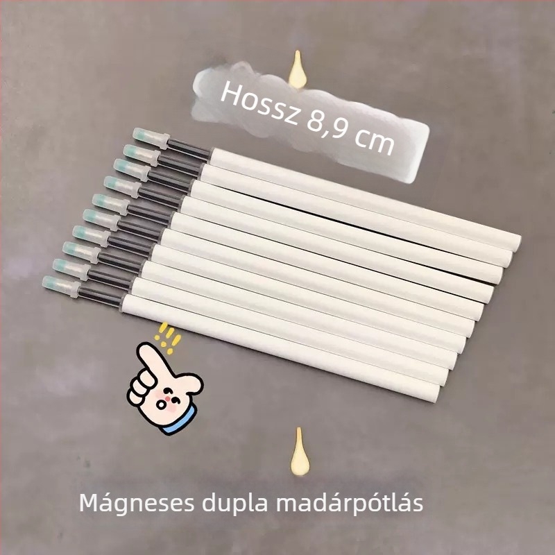 Gél toll - Aranyos macska dizájn, Cs csúcs, műanyag test, nem törölhető