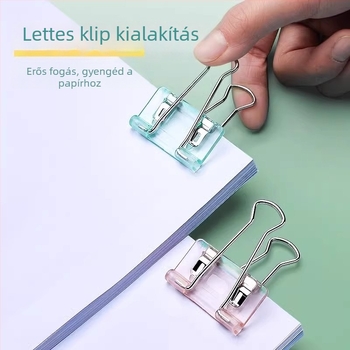 Irattartó klipek, színes, műanyag (Márka: Ballard; Anyag: Műanyag; Terméktípus: kézzel vezetett napló)