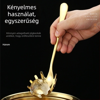 Bárhoz jégkád szűrővel és készlet jégkanálokkal (kocka- és gömbjég)