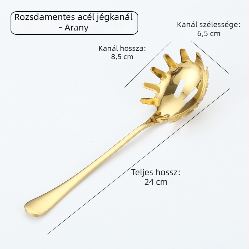 Bárhoz jégkád szűrővel és készlet jégkanálokkal (kocka- és gömbjég)