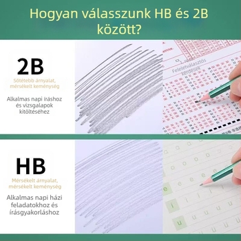 MG Morning Light AWP35715 Zöld hatszögletű 2B ceruza diákoknak és rajzoláshoz