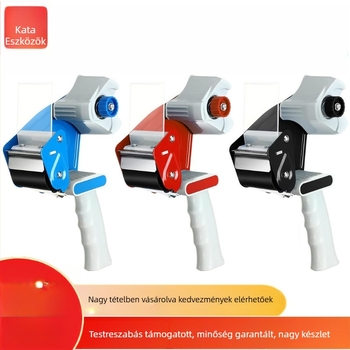 ABS+FÉM házú kézi doboz lezáró, modell 15008/15018, szalag szélesség 60 mm-ig, szalag tengelyének átmérője 76 mm, nettó súly 471–560 g