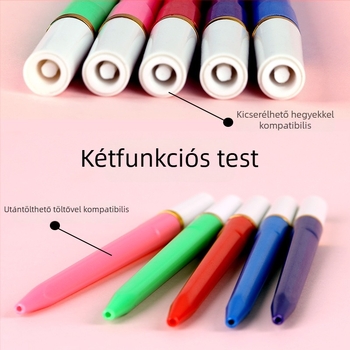 Golyóstoll spirál mintázattal, Double Leaf Stationery, nosztalgikus klasszikus stílus, nem importált