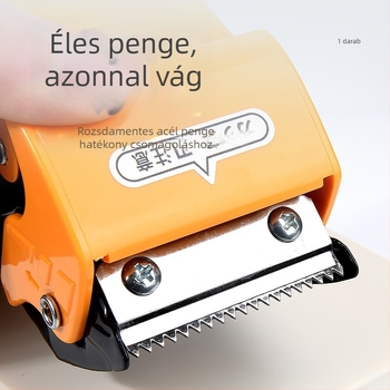 Meishubao fém konstrukciójú kézi szalagzáró és vágó, modell Fxj 9050-1, 4 mm szélességig