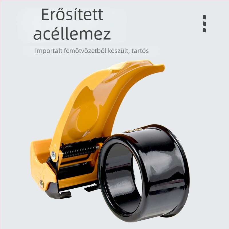 Meishubao fém konstrukciójú kézi szalagzáró és vágó, modell Fxj 9050-1, 4 mm szélességig