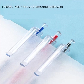 ACRDO Homework Artifact golyóstoll wolfrám-karbid hegye, műanyag test, nyomásos zárás; írásra, vizsgákra, irodai használatra, aláírásra és kalligráfia gyakorlására.