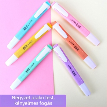 Gyerekeknek szóló testreszabható marker toll, műanyag burkolat, modell 3.9, dobozos csomagolás, logónyomás elérhető