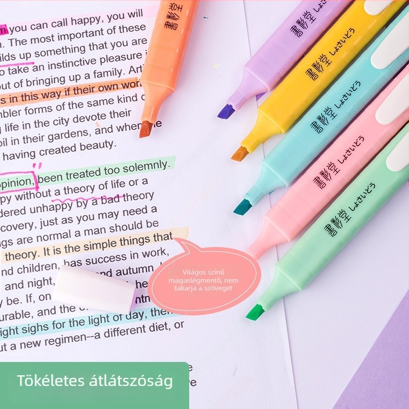 Gyerekeknek szóló testreszabható marker toll, műanyag burkolat, modell 3.9, dobozos csomagolás, logónyomás elérhető