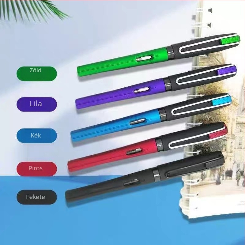 204-es modellű toll irídium tollheggyel, fogás korrigálása, kettős tintaellátó rendszerrel, műanyag test, ajándékdoboza