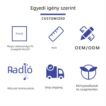 Keji tolltartó – PS anyag, modell K-075, testreszabható, logó nyomtatás nélkül
