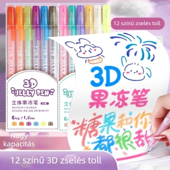 Berade FY-1138-y 3D zselés toll - egyetlen csúcsú, műanyag test, dobozban csomagolva