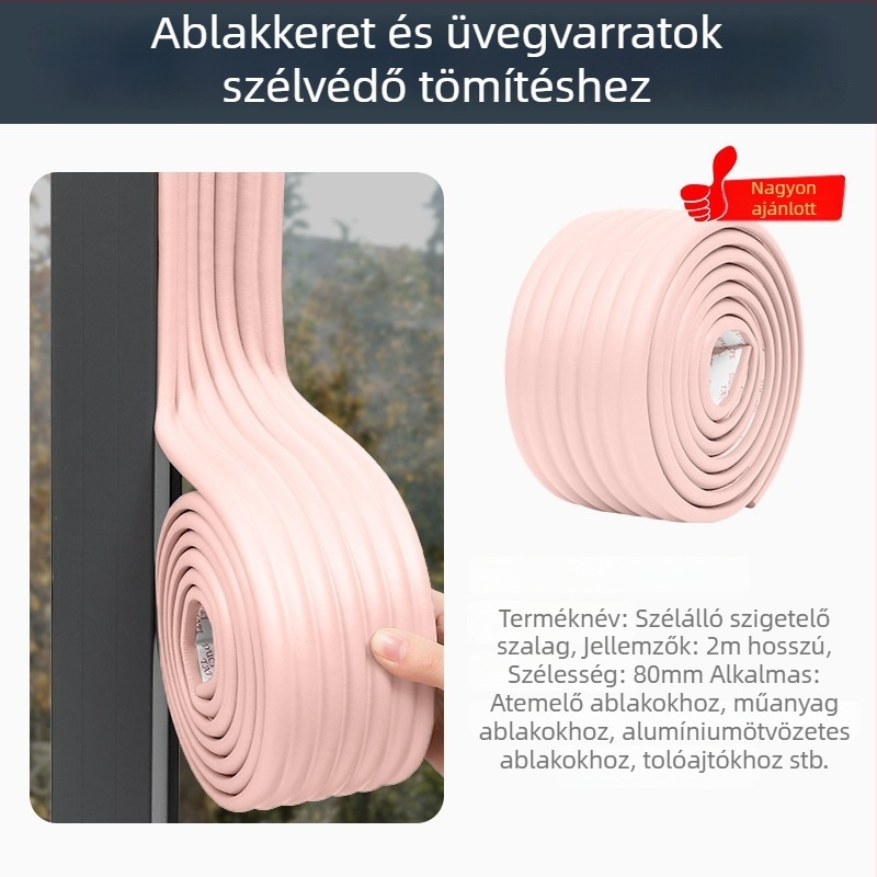 Ablakszigetelő szalag - szélálló, Modell Ytfzt, Márka Friendly, Ablakhoz, Modern egyszerű stílus